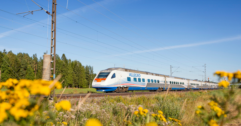 Venäjän ja Suomen välinen junaliikenne kasvoi alkuvuonna