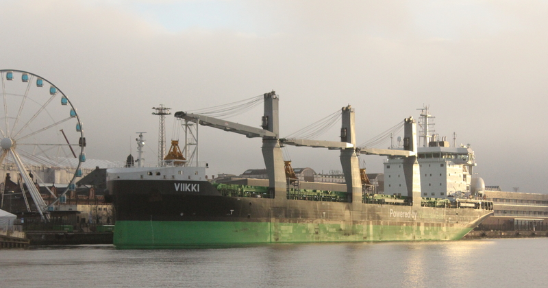 ESL Shippingin uusi LNG-käyttöinen irtolastialus M/S Viikki aloitti liikennöinnin Itämerellä