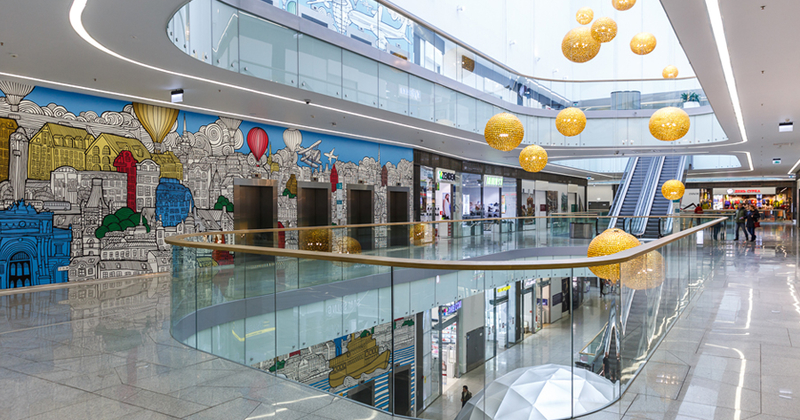 SRV:n kauppakeskus Okhta Mall sai COVID-19 COMPLIANT -sertifikaatin ensimmäisenä Venäjällä